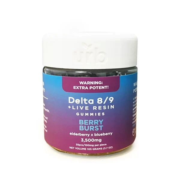 Urb Delta 8/Delta 9 Gummies - 3500mg - Image 3