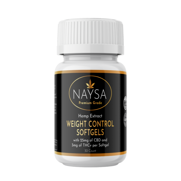 Naysa CBD THCv Weight Control Softgels